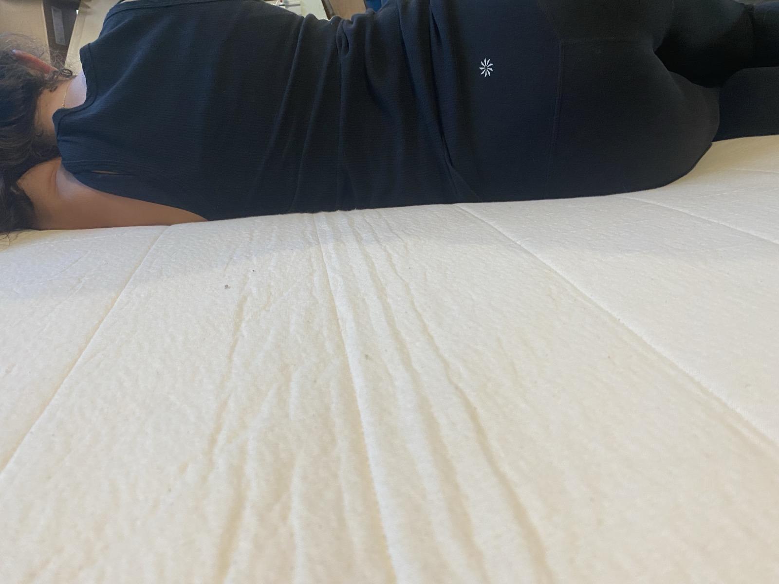 Side sleeping test on Birch mattress